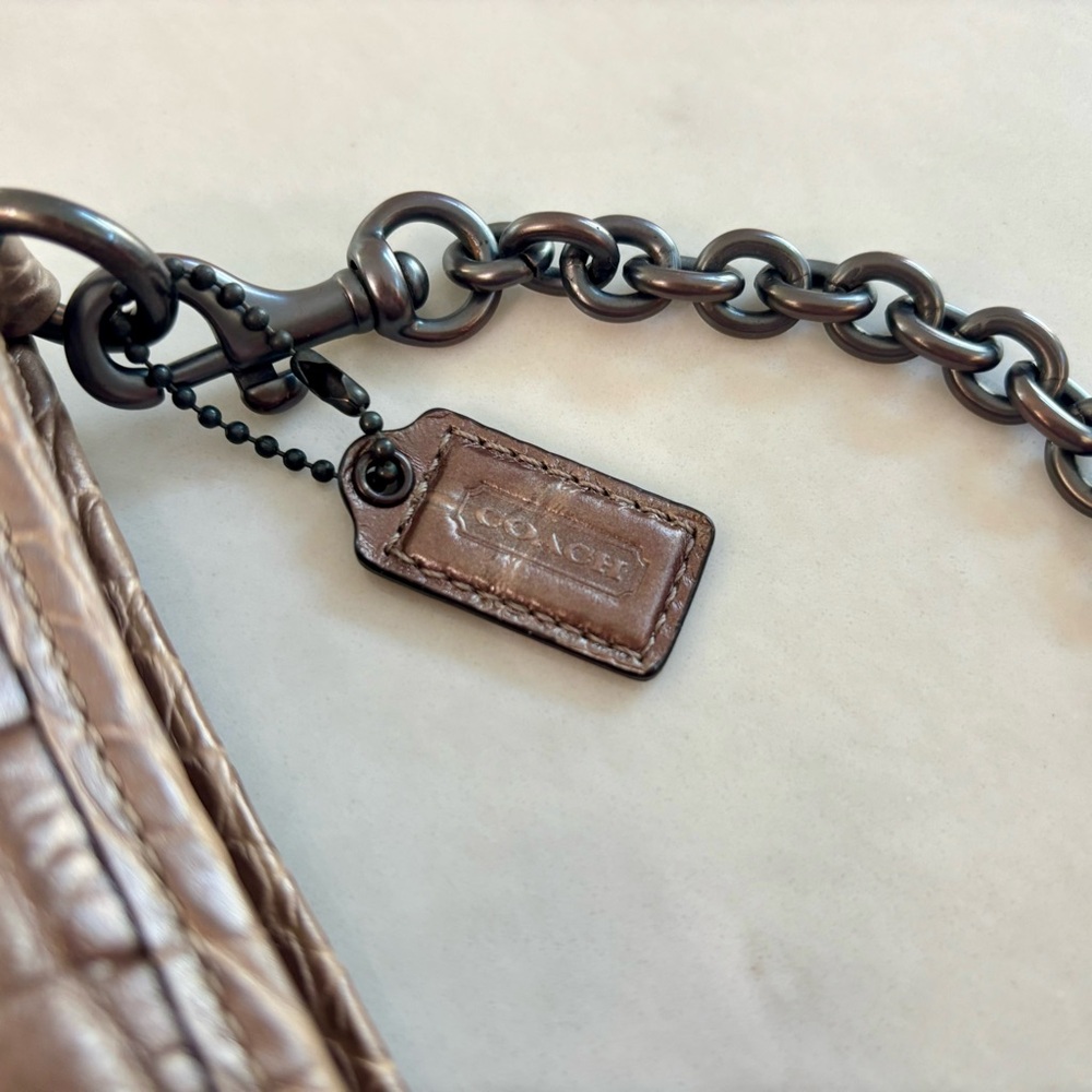 Coach Madison Mini Bag Croc Embossed - Picture 6 of 8